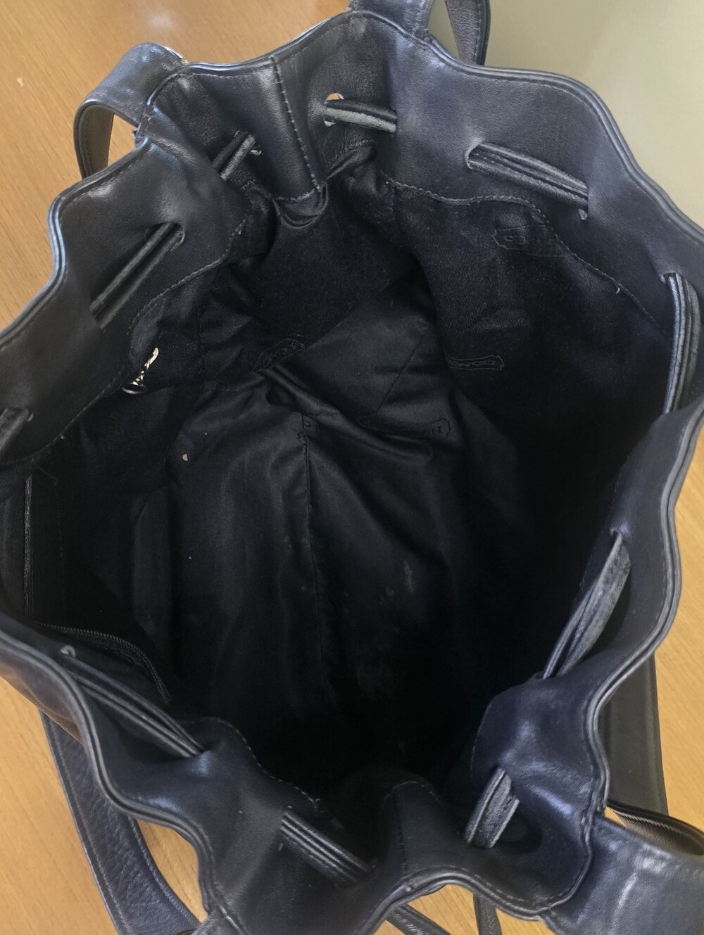 Coach Lexington 4180 Vintage 1998 Drawstring Bucket Bag Y2K Black Leather Italy - Picture 15 of 15